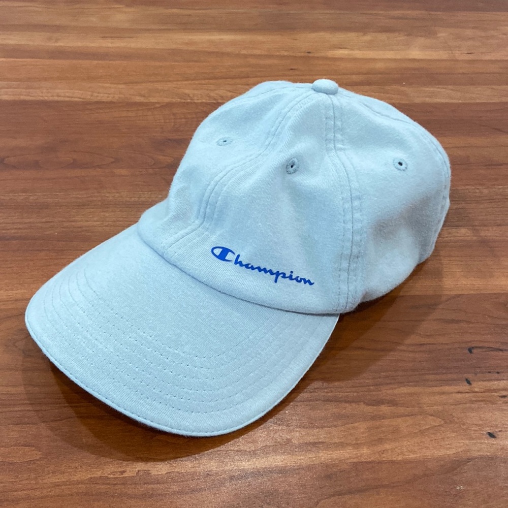 Gray champion hat